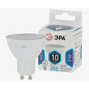 Лампа ЭРА MR16 GU10 220V 10W 4000К 800Лм LED MR16-10W-840-GU10 RSP